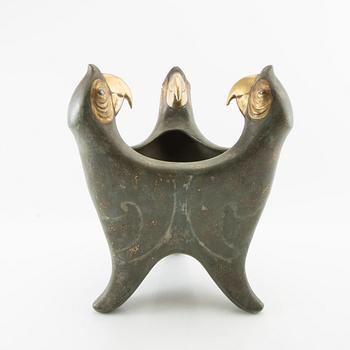 Julius Dressler Urn/Vase Jugendstil Biela near Bodenbach, Bohemia, ca 1910/15.