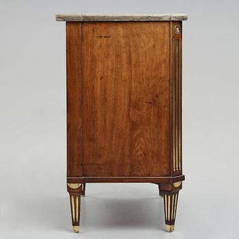 A late Gustavian late 18th century commode attributed to Carl Diedric Fick (master in Stockholm 1776-1806).