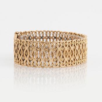 An 18K gold bracelet by CF Carlman.