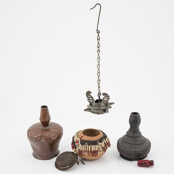 A set of four vessels, Indonesia, 20th Century.