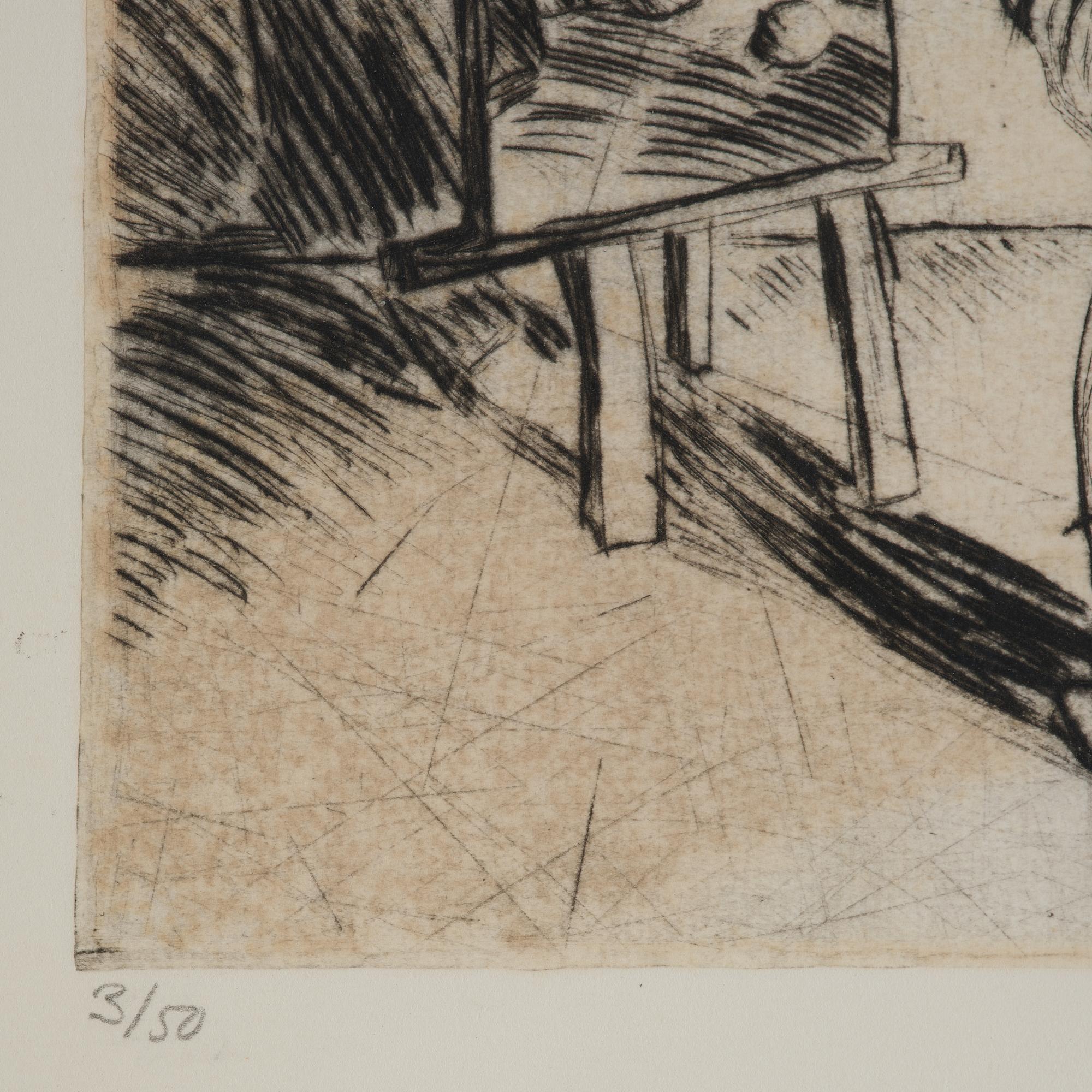 Evert Lundquist, "The Painter in the Studio".