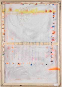 Alfred Boman, mixed media on canvas in artist's frame, signed and dated 2013 verso.