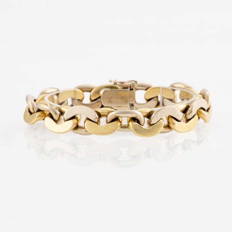 Bracelet 18K gold, two-tone.