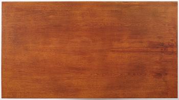 Oscar Nilsson, attributed to, a stained oak table, probably executed at Isidor Hörlin AB, Stockholm, 1930-40's.