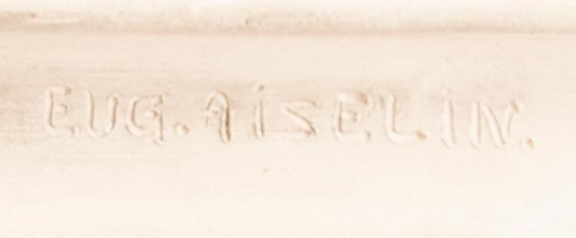 Sculpture earthenware, L.P. Jörgensen, after Eugène-Antoine Aizelin, Copenhagen.