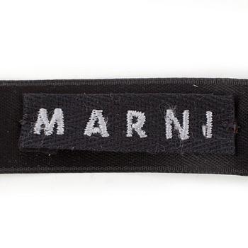 MARNI, a silk and metal necklace,