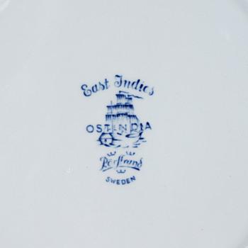 SERVISDELAR, 48 st, "Ostindia", Rörstrand, 1900-tal.