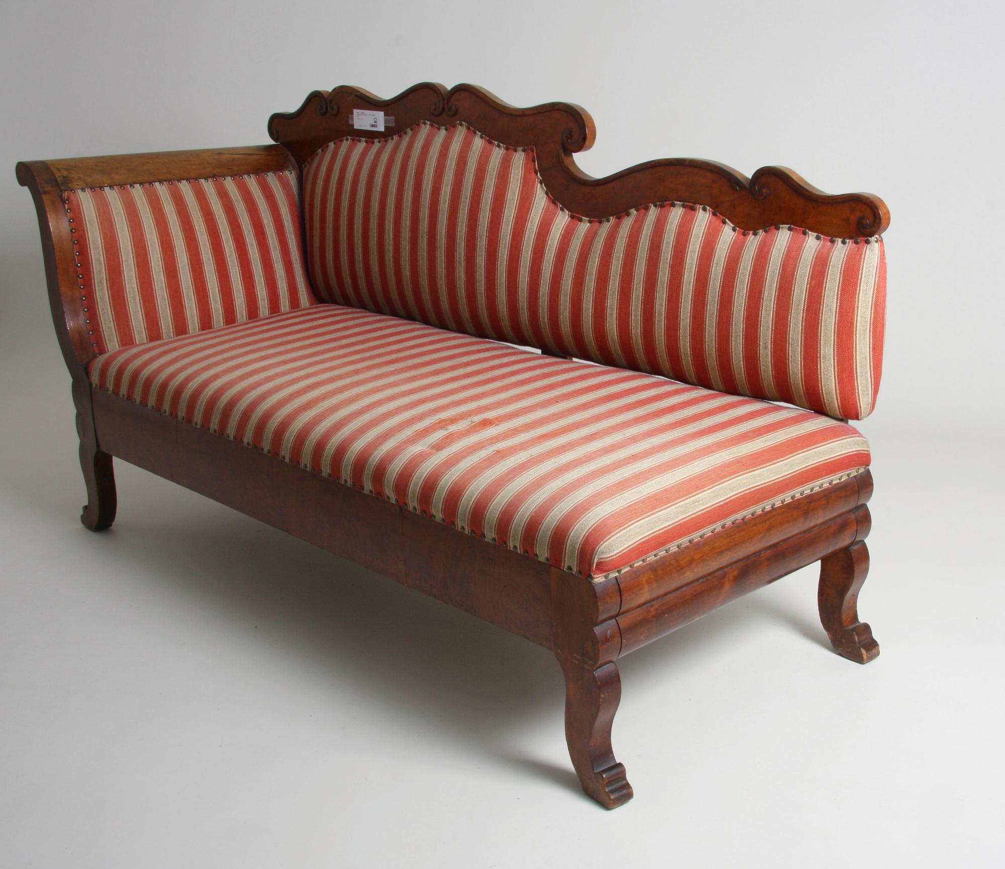 CANAPÈ, senempire/nyrokoko, 1800-talets mitt.