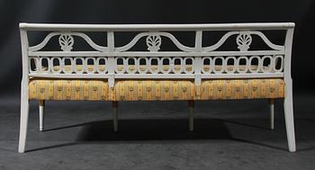 SOFFA, gustaviansk, Sven Andersson, Lindome, Kneipered, omkring 1800.