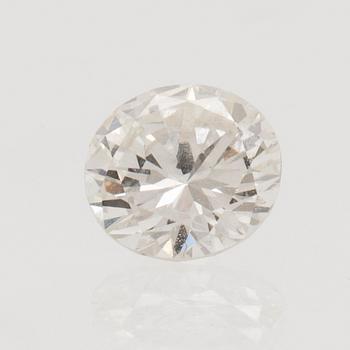 Diamant samt ring 18K vitguld med syntetisk sten G Kaplan Stockholm 1965.