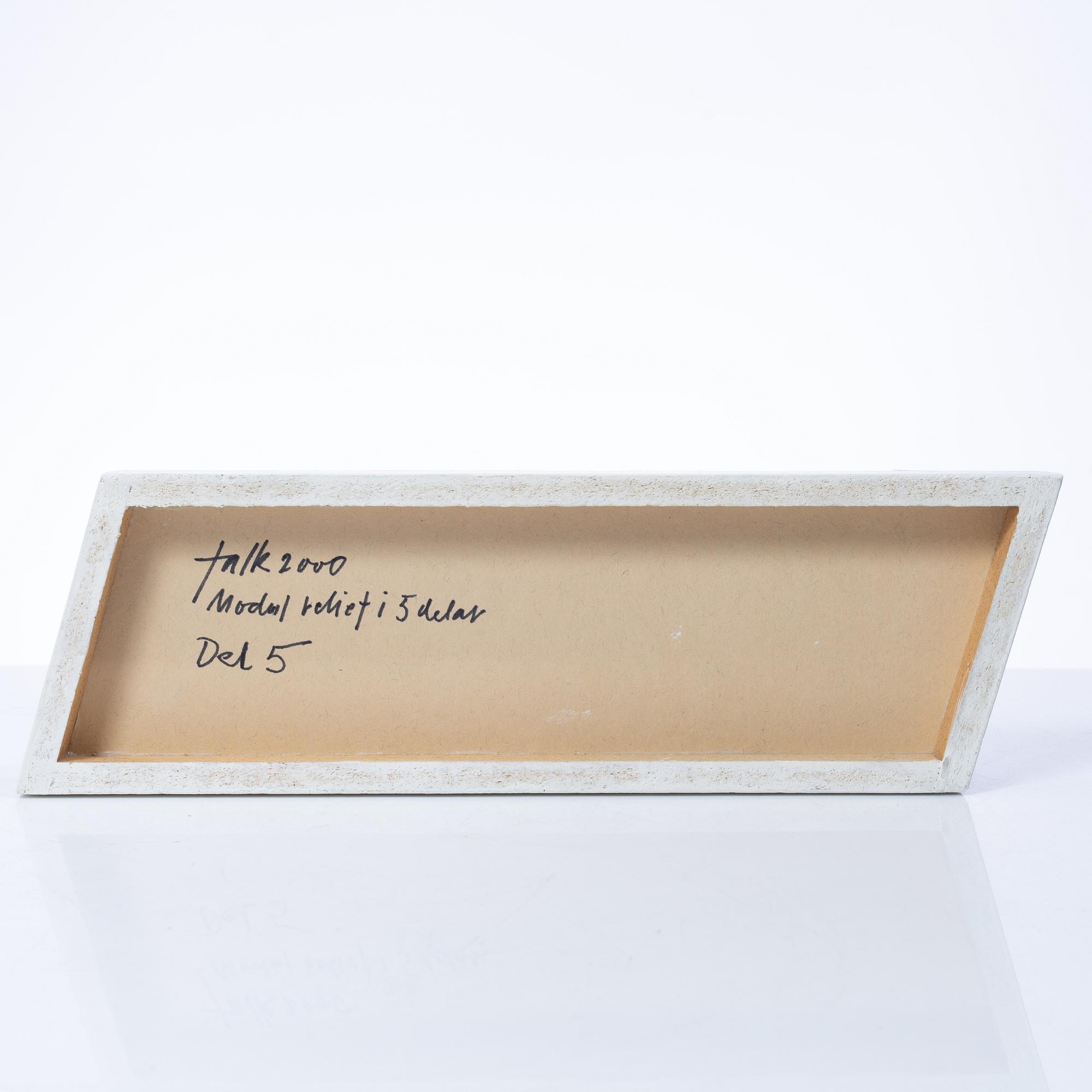 Lars Erik Falk, "Modul relief i 5 delar".