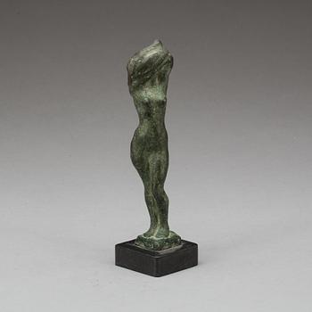 HELGE HÖGBOM, patinerad brons, signerad.