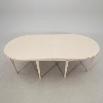 Dining table, Gustavian style modern manufacture.