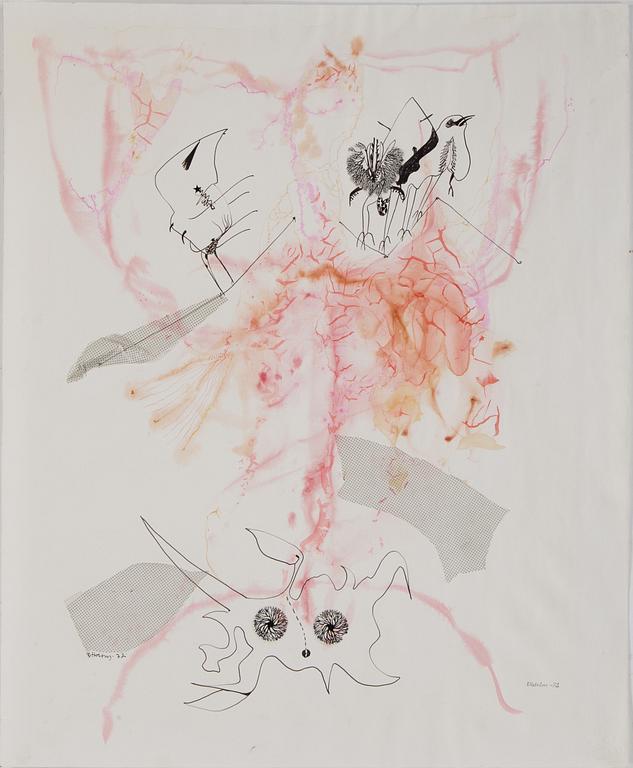 5 artworks, some of wich by Lena Cronqvist and Thea Ekström.