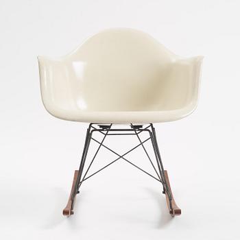 Charles & Ray Eames, a "RAR" rocking chair, Herman Miller, USA, 1964-78.