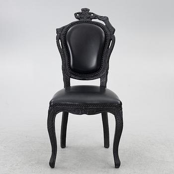 Maarten Baas, chairs 4 pcs, "Smoke Chair", Moooi.