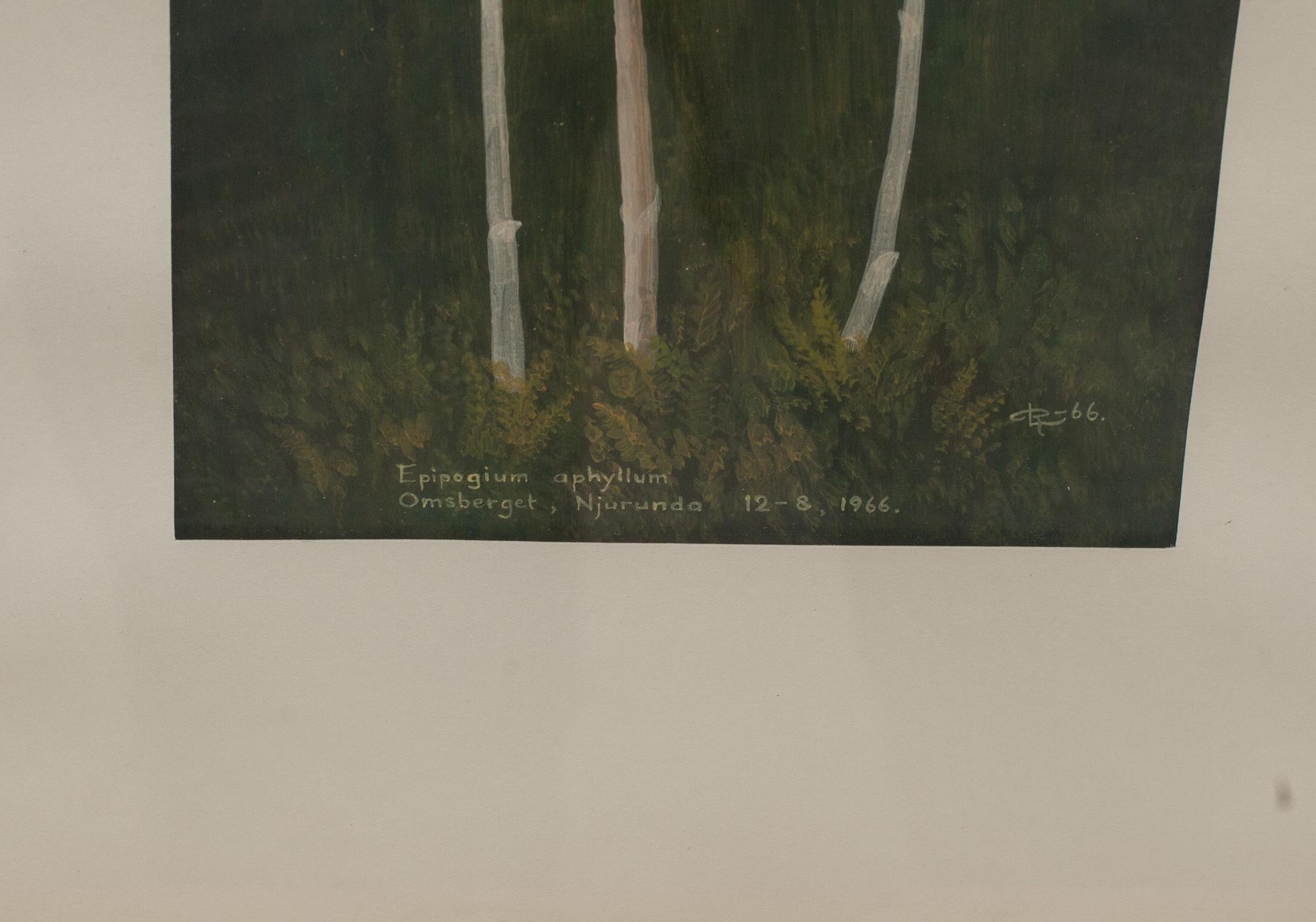 ROLF LIDBERG, gouache, signerad och daterad 12-8, 1966.