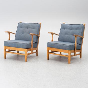 Gösta Göperts, a pair of 'Åre' easy chairs, second half of the 20th century.