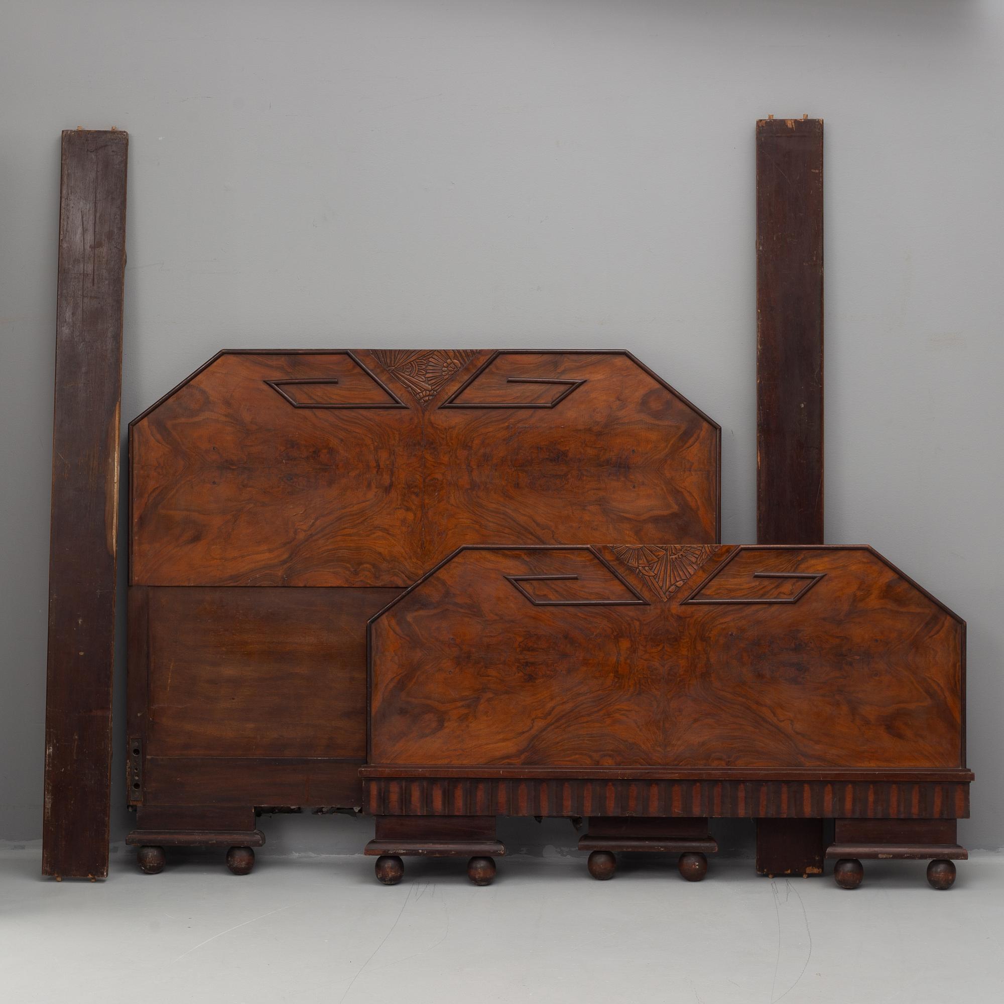 Bed, first half of the 20th century.