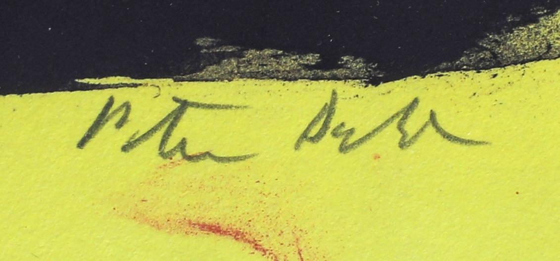 Peter Dahl, färglitografi signerad och numrerad 188/375.