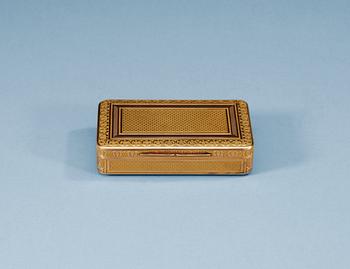 857. DOSA, guld 14 K, en deux couleurs, Tyskland 1800-talets början.