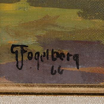 GUSTAF FOGELBERG, olja på duk, signerad och daterad -66.