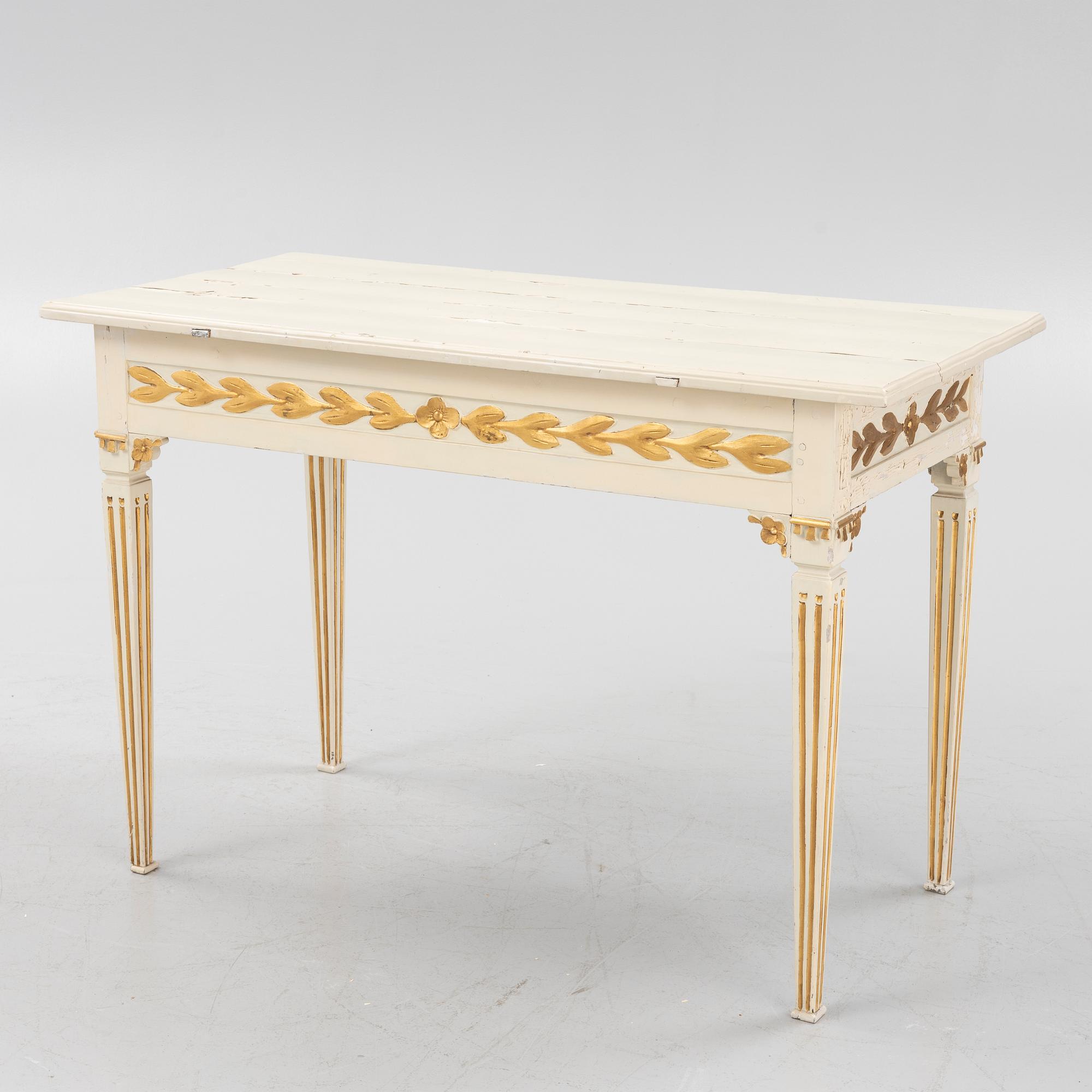 Bord, Gustavianskt, sent 1700-tal.