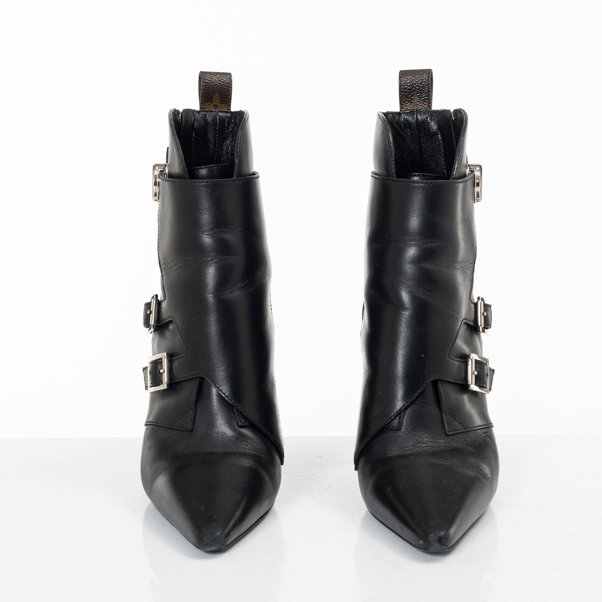 Louis Vuitton, ankle boots, "Monogram Janet Ankle Boots", size 37.