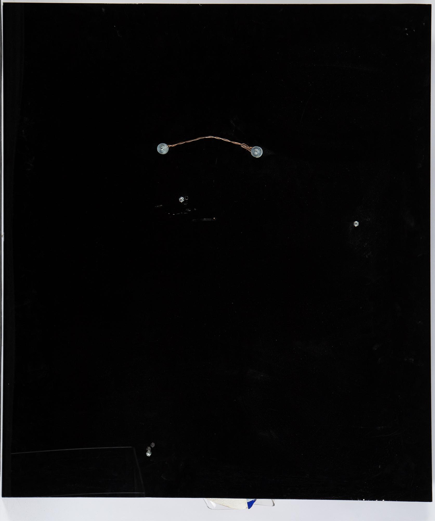 Jan Naliwajko, sculpture, plexi with mixed media, signed and dated 2007.