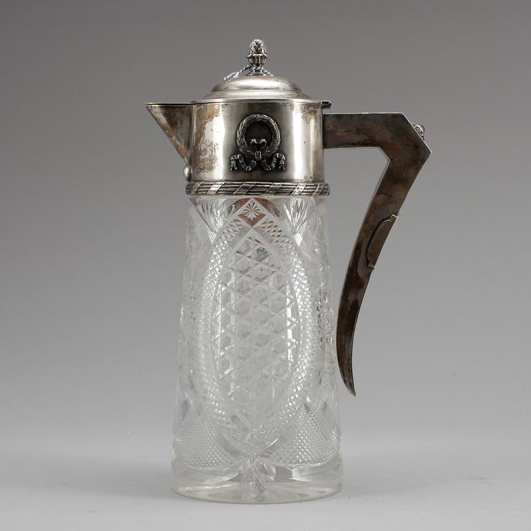 KARAFF, glas och silver, Fedor Lorie, Moskva (1908-1917).