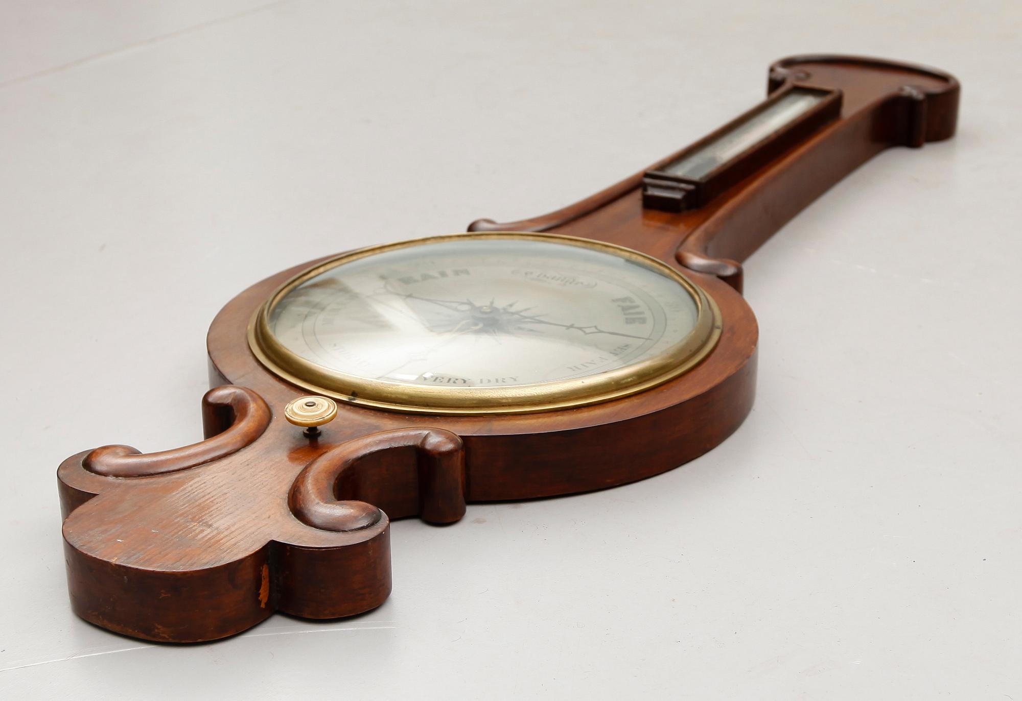 BAROMETER, England, 1800-tal.
