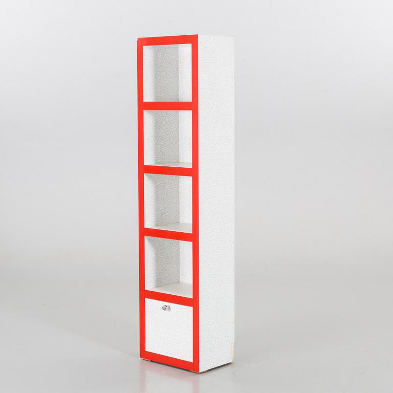 BOKHYLLA, Ettore Sottsass, "Bakterio laminati", Memphis studio, Alchimia, Milano.