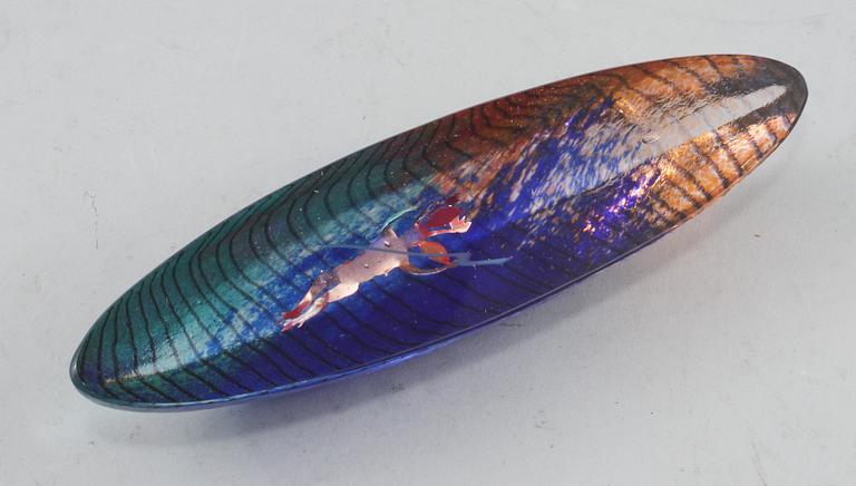 OBJEKT, glas, Bertil Vallien, Kosta Boda, sent 1900-tal.