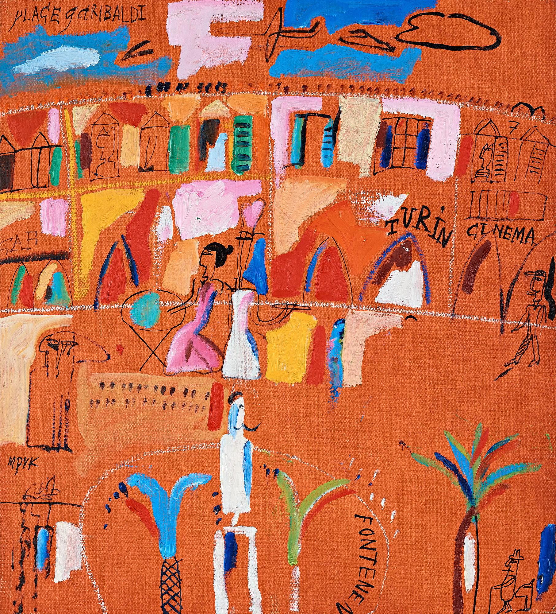 Madeleine Pyk, MADELEINE PYK, oil on canvas, signed.