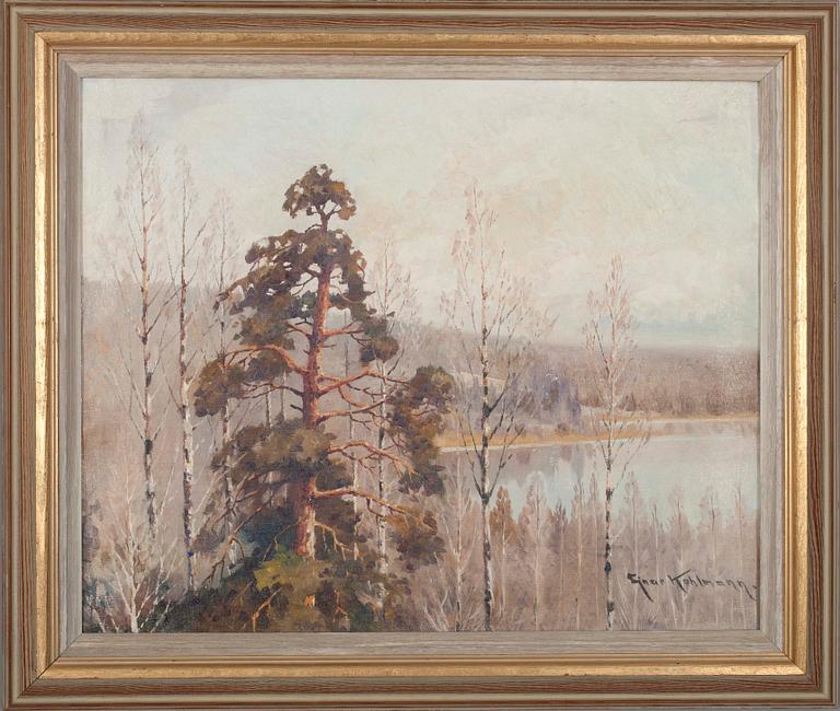 EJNAR KOHLMANN, olja på duk, sign.