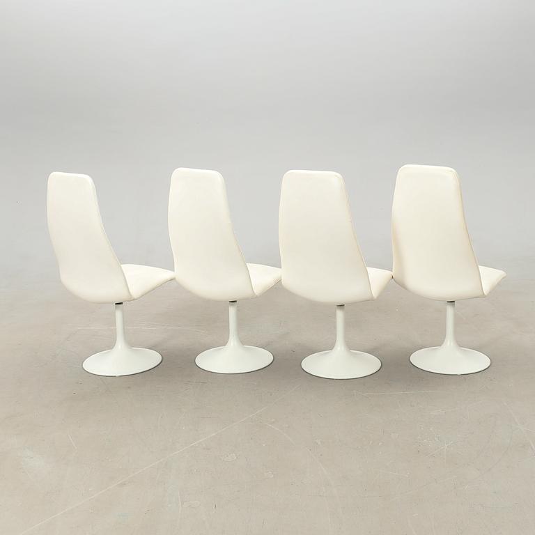 Johansson Design chairs, 4 pcs "Viggen", late 20th century.