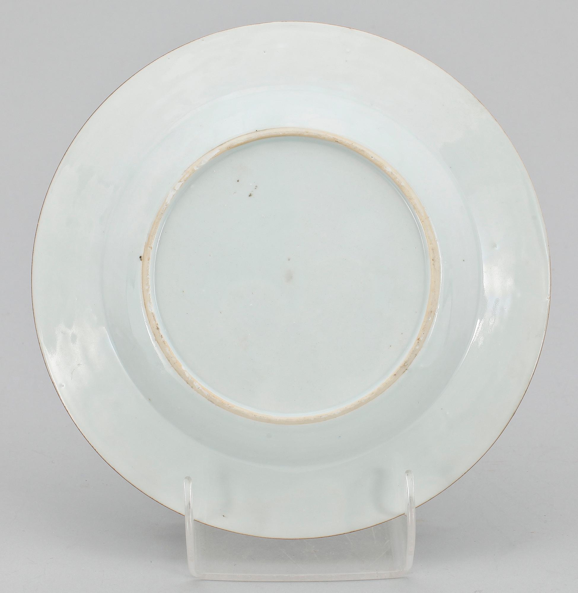 TALLRIK, porslin, Kina 1700-tal.