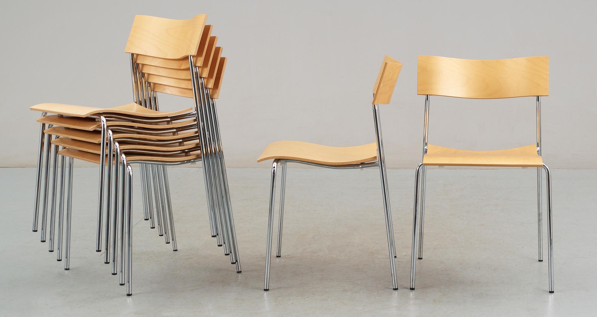 STOLAR, 7st, "Campus", Johannes Foersom o Peter Hiort för Lammhults, 2000-tal.