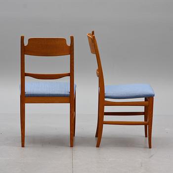 BORD samt STOLAR, 6 st, "Calmar Nyckel", Carl Malmsten.