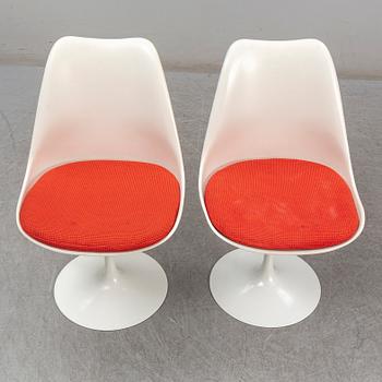 EERO SAARINEN, seven 'Tulip' chairs, from Knoll International.