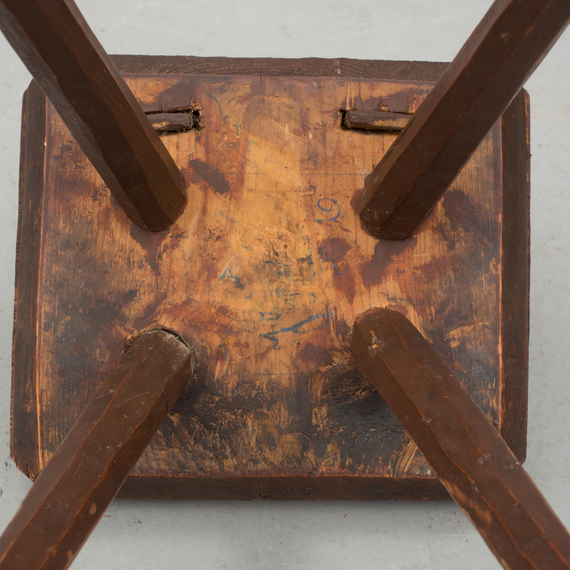 FÄBODSTOL., Hälsingland, 1800-tal.