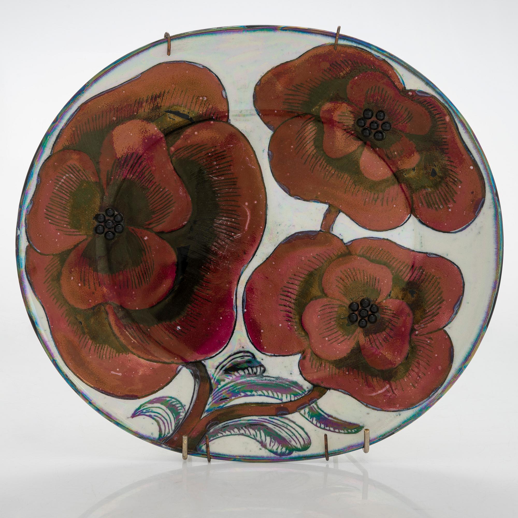 Birger Kaipiainen, fat, keramik, signerad Kaipiainen Arabia.