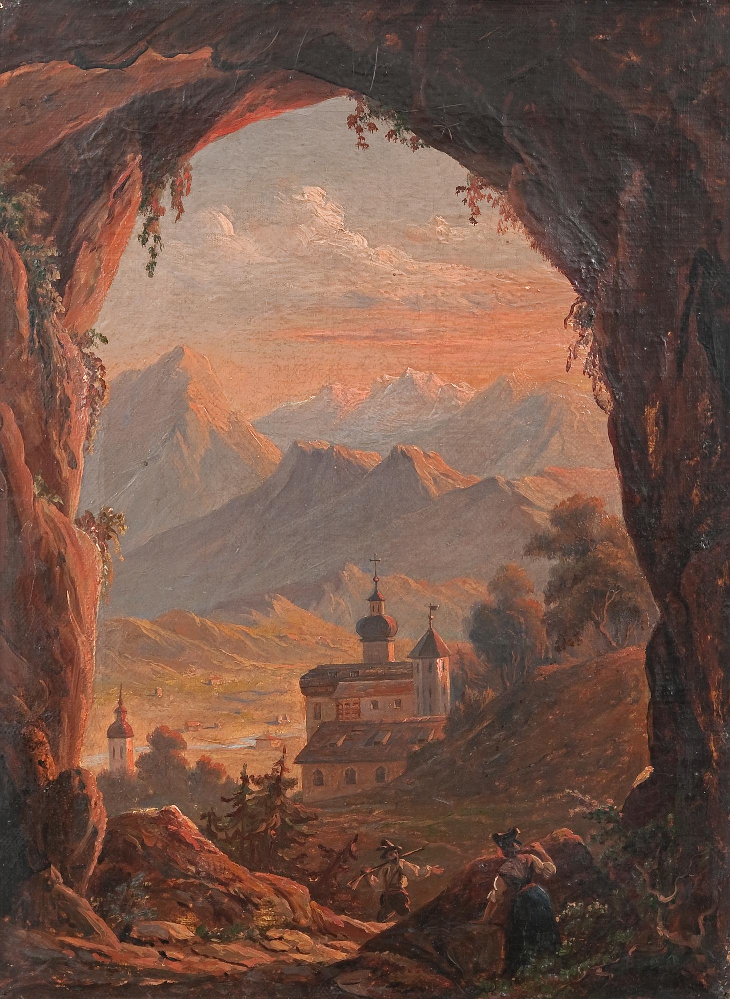 Robert Wilhelm Ekman, A MONASTERY IN THE MOUNTAINS.