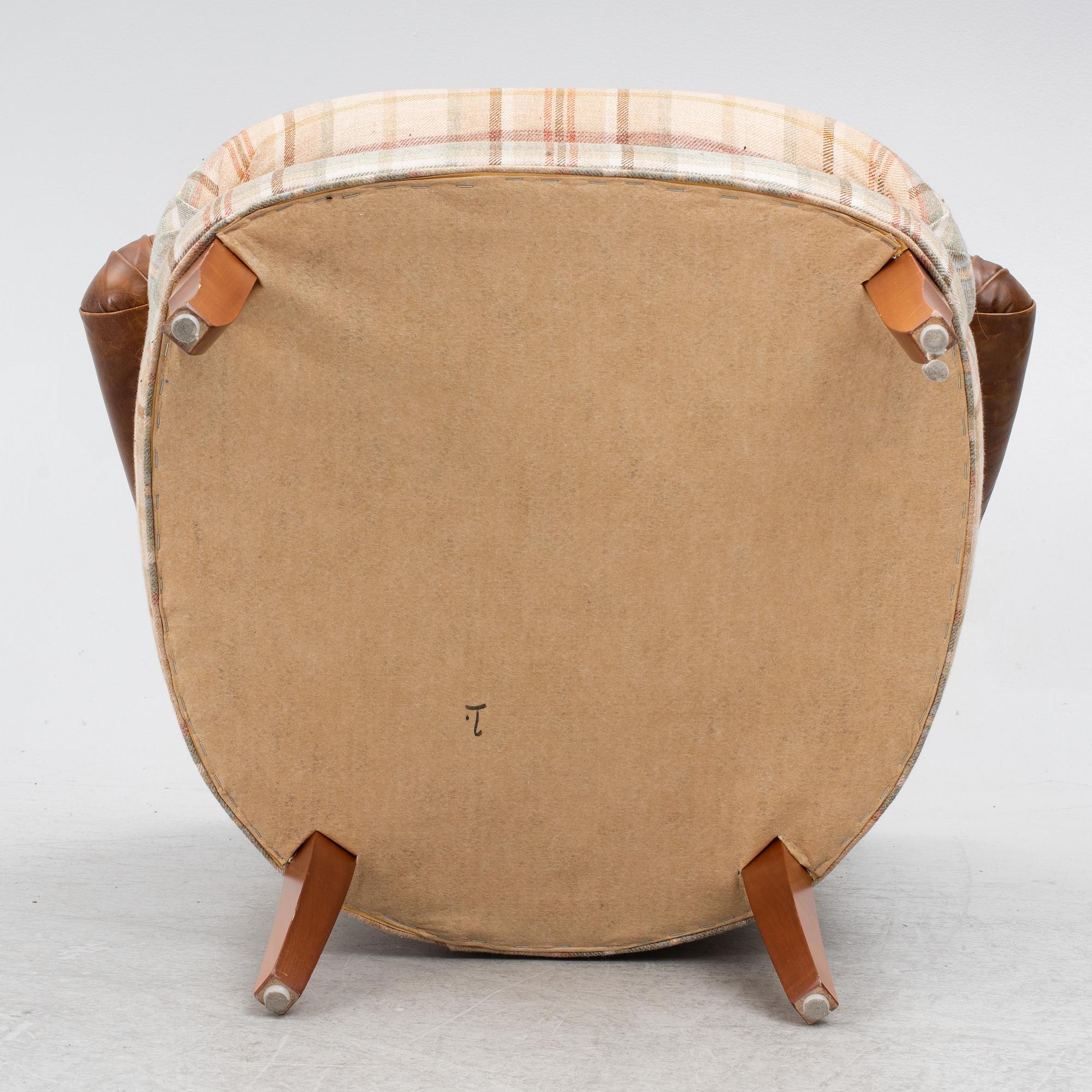 A pair of easy chairs,, Jio furniture, Jönköping, second half of the 20th century.