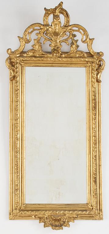 Spegel, nyrokoko, 1800-talets senare del.