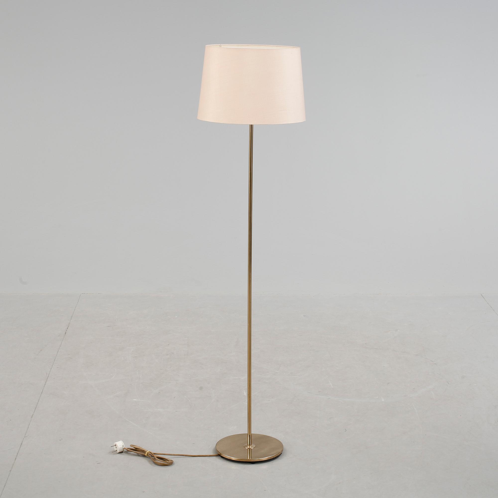 GOLVLAMPA, mässing, Bergbom.