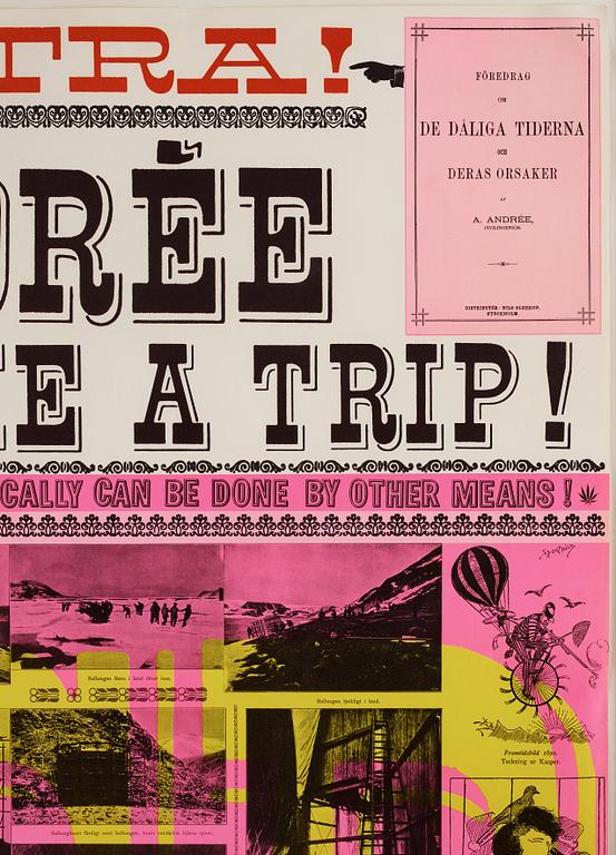 Sture Johannesson, "Andrée will take a trip Underground Lunds Konsthall".