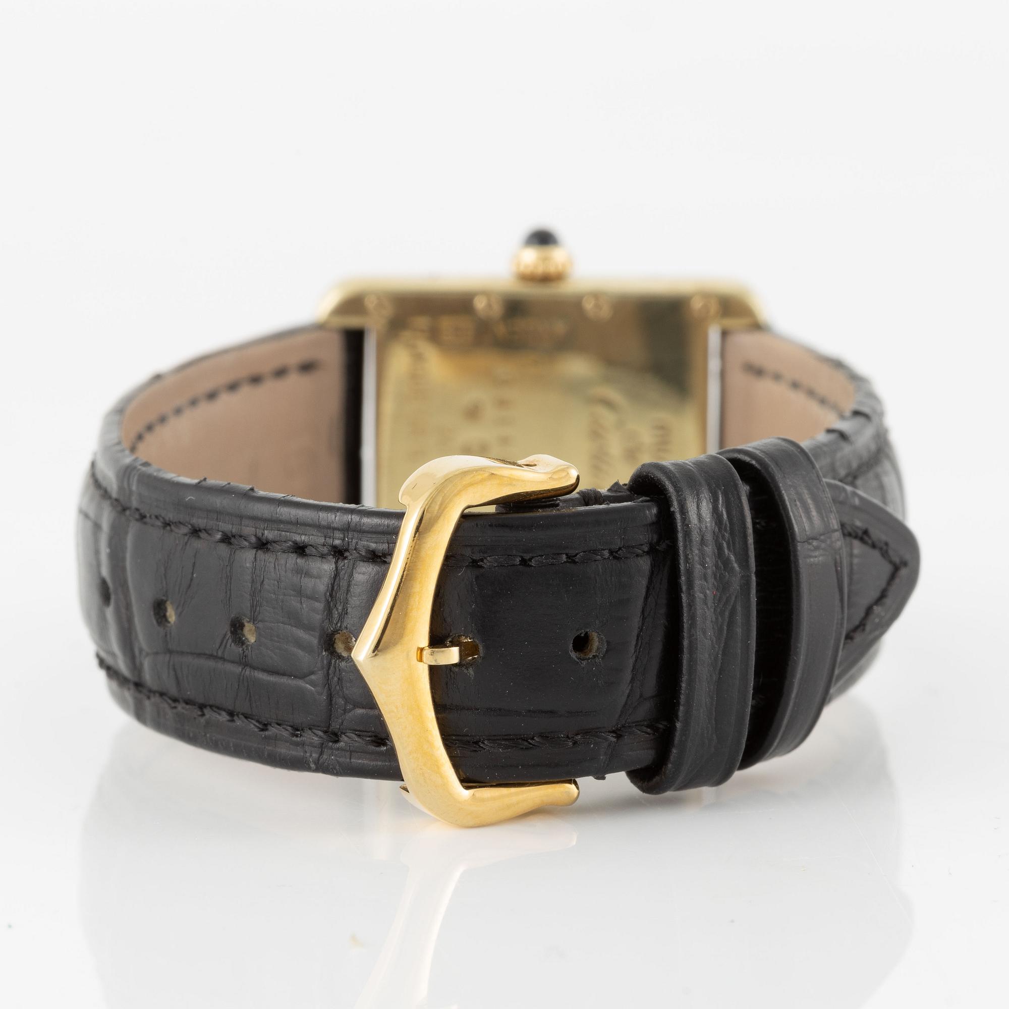 must de Cartier, Tank, wristwatch, 22 mm.