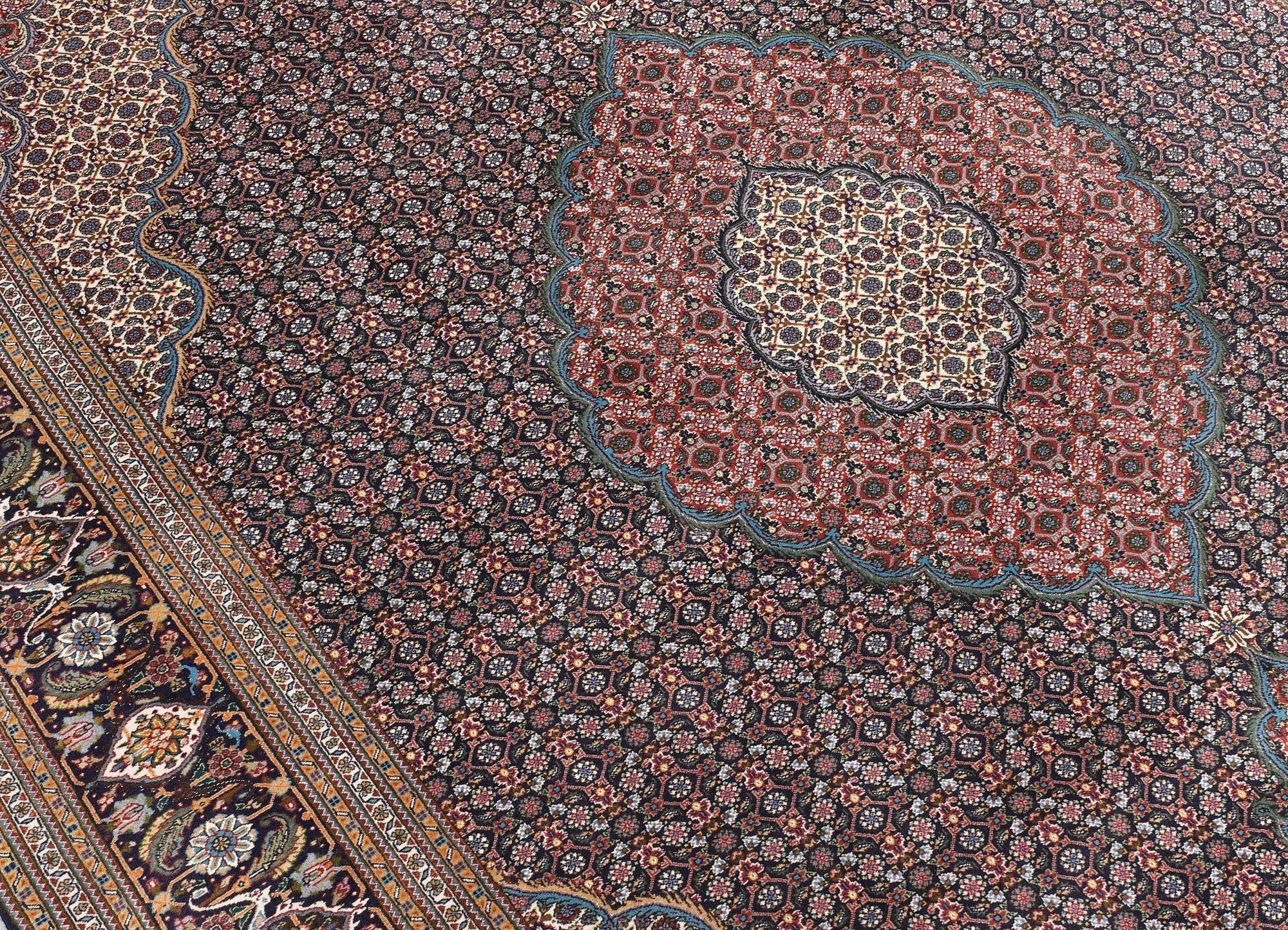 MATTO, Tabriz part silk, so called 50 Radj, ca 300 x 202 cm.