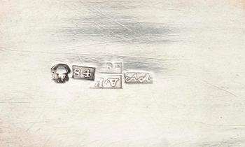 SALTKAR, silver, Andrej Astrachanzew, Moskva 1821-1835. Vikt ca 49,4 g.